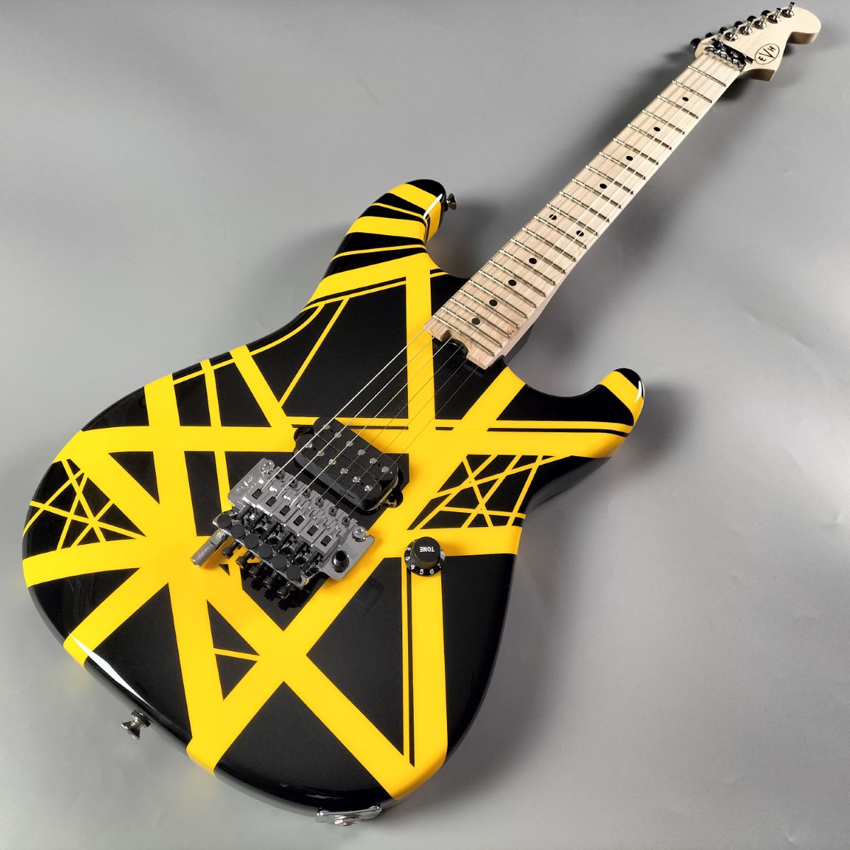 EVHStriped Series Black with Yellow Stripes