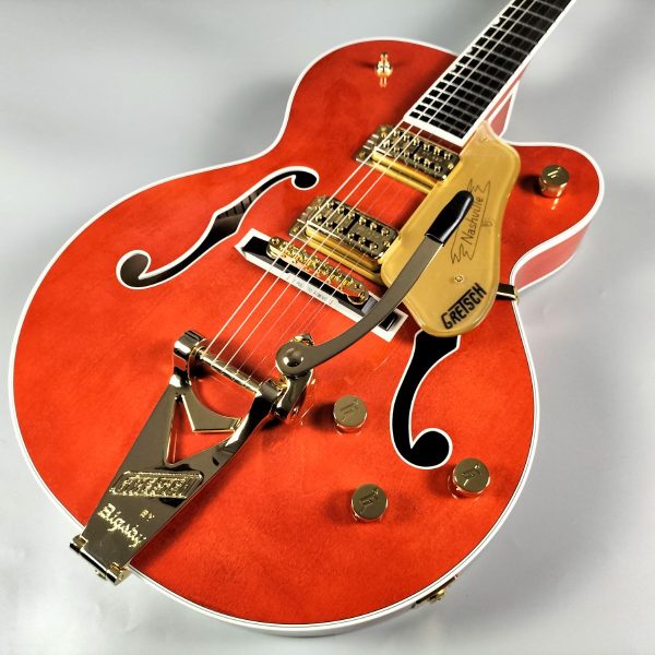 GRETSCH G6120TG Players Edition Nashville Hollow Body with String- Thru Bigsby and Gold Hardware