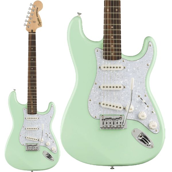 Squier by Fender FSR Affinity Stratocaster White Pearl Surf Green ストラトキャスター エレキギター スクワイヤー / スクワイア
