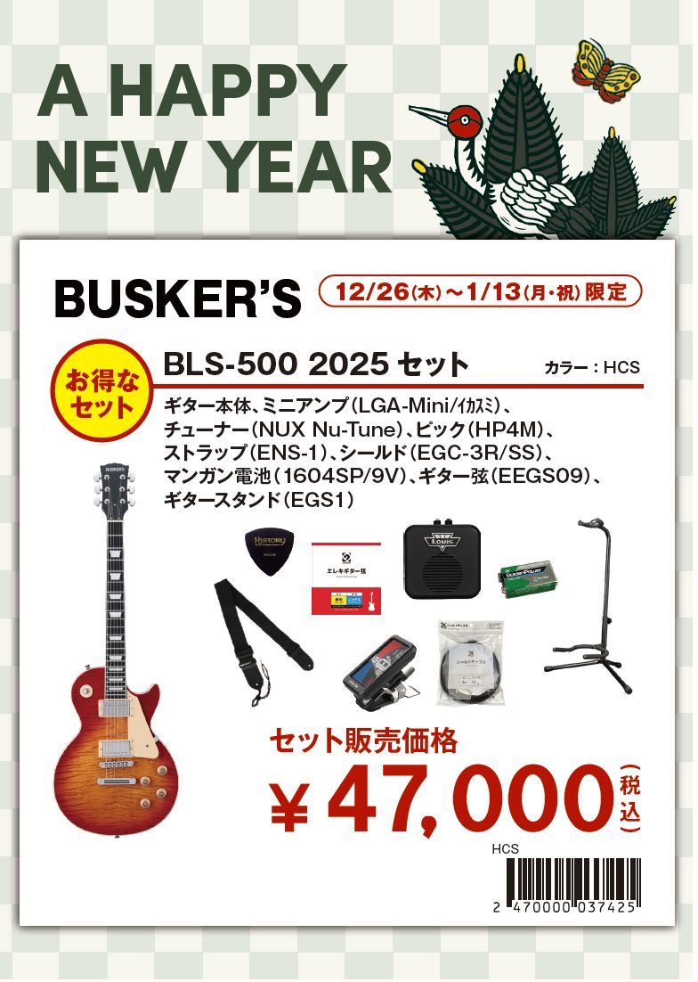 BUSKER'SBLS500 セット カラー:HCS