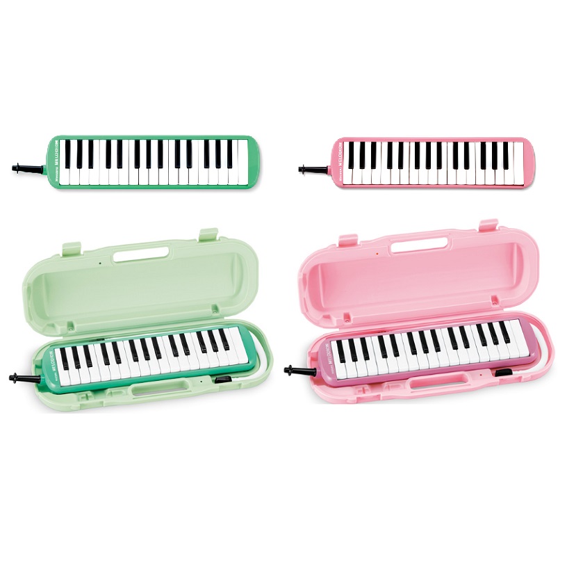 鍵盤ハーモニカメロディオン　MXA-32G(緑)　MXA-32P(ピンク)