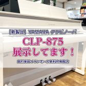 【電子ピアノ】YAMAHAクラビノーバ新製品『CLP-875』展示中してます！