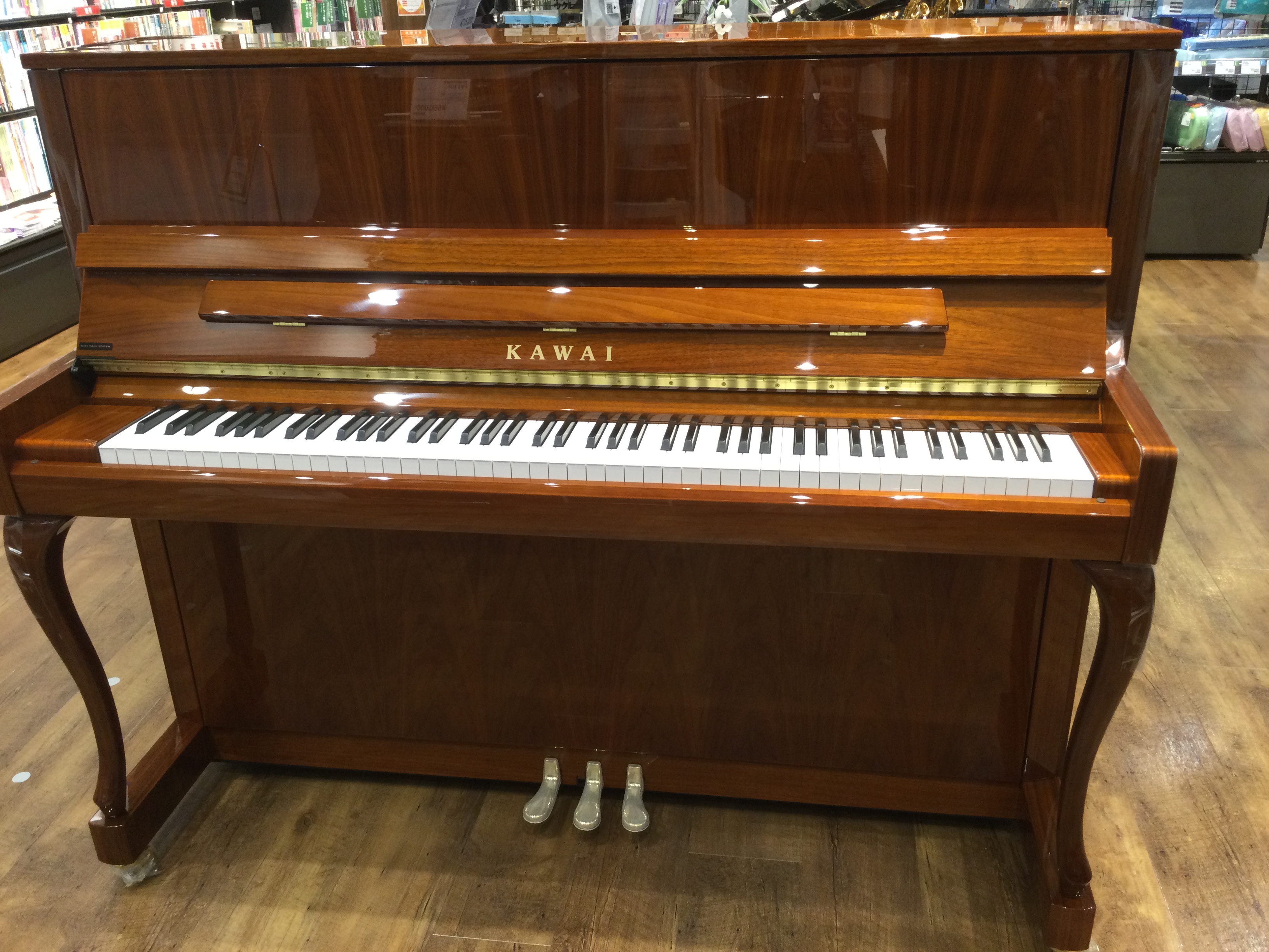 新品アップライトピアノKAWAI/K-300S　4/28入荷しました！