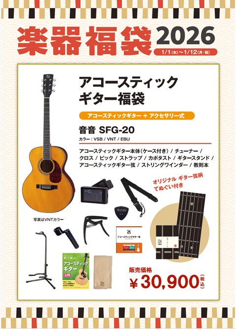 音音SFG-20セット　カラー：VNT/VSB/EBU