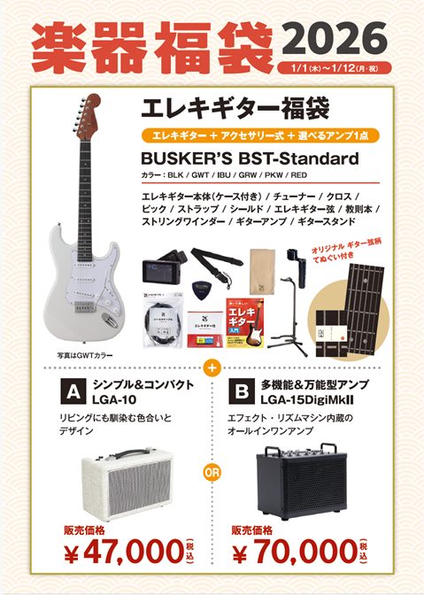 BUSKER'SBST-Standard セット　カラー：BLK/IBU/GWT/GRW/PKW/RED