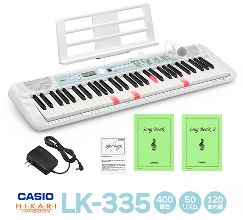Casiotone 光ナビゲーションキーボードLK-335 （生産完了につき数量限定）