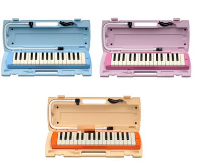 鍵盤ハーモニカピアニカ　P-32E(水色)　P-32EP(ピンク)　 P-32EO(オレンジ)