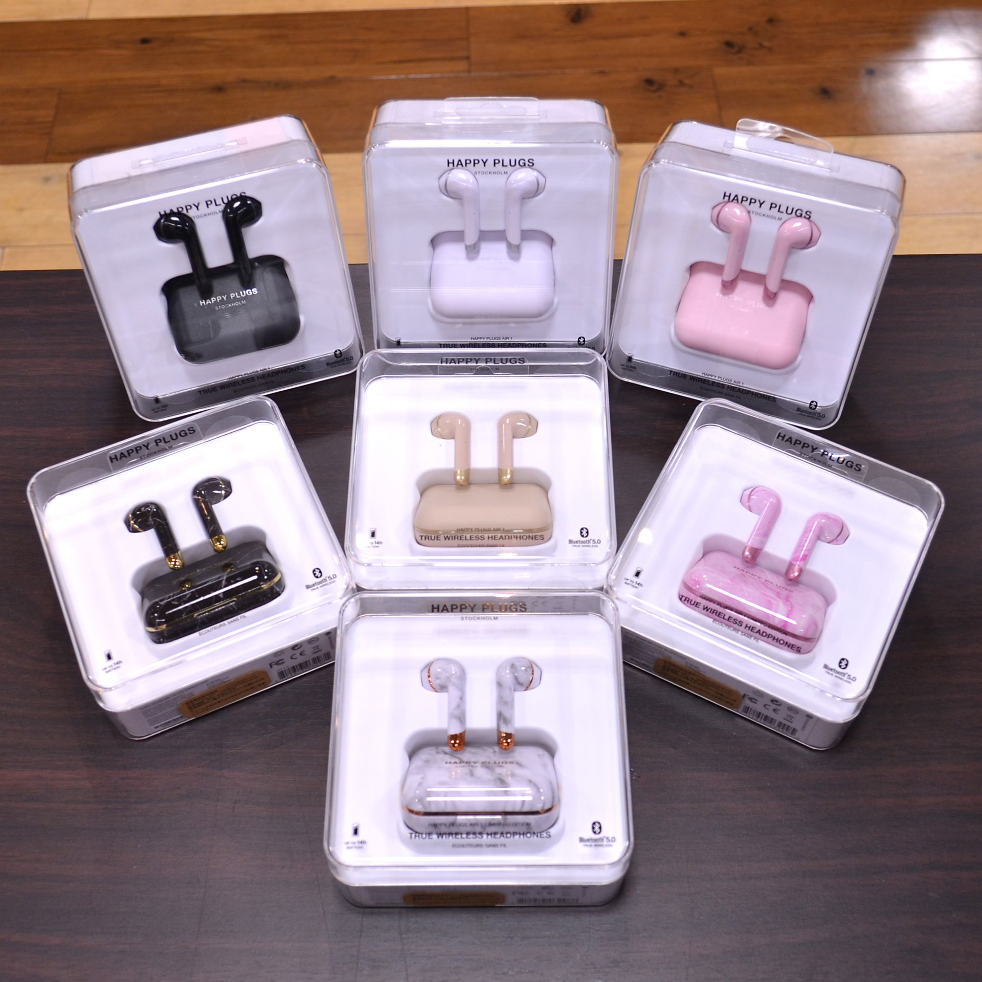 ワイヤレス イヤホン Bluetooth happy plugs