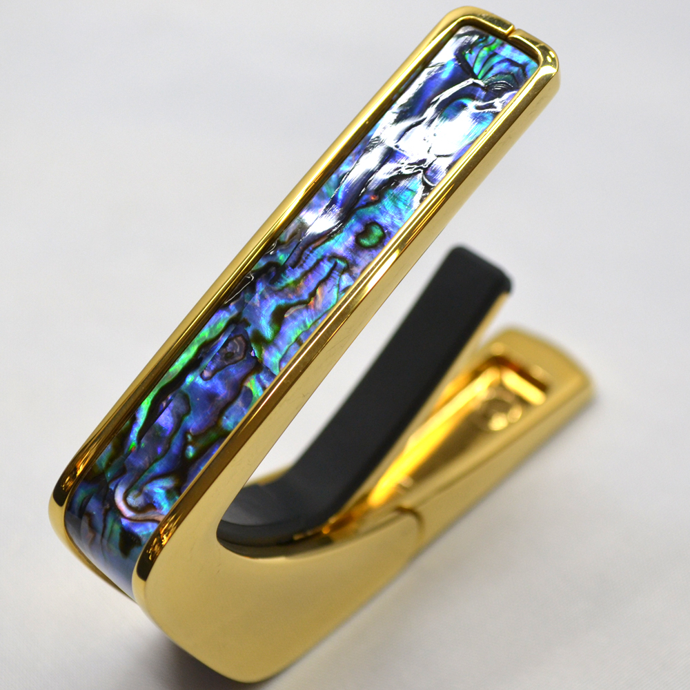 Thalia Capo24K Gold with Blue Abalone Inlay