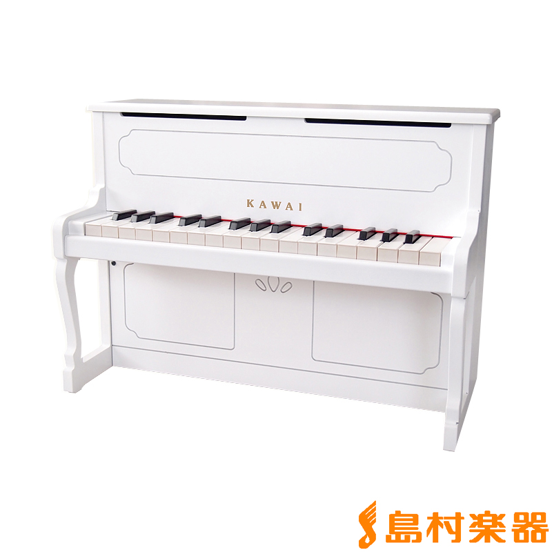 KAWAI1152　ミニアップライトピアノ　32鍵盤　ホワイト