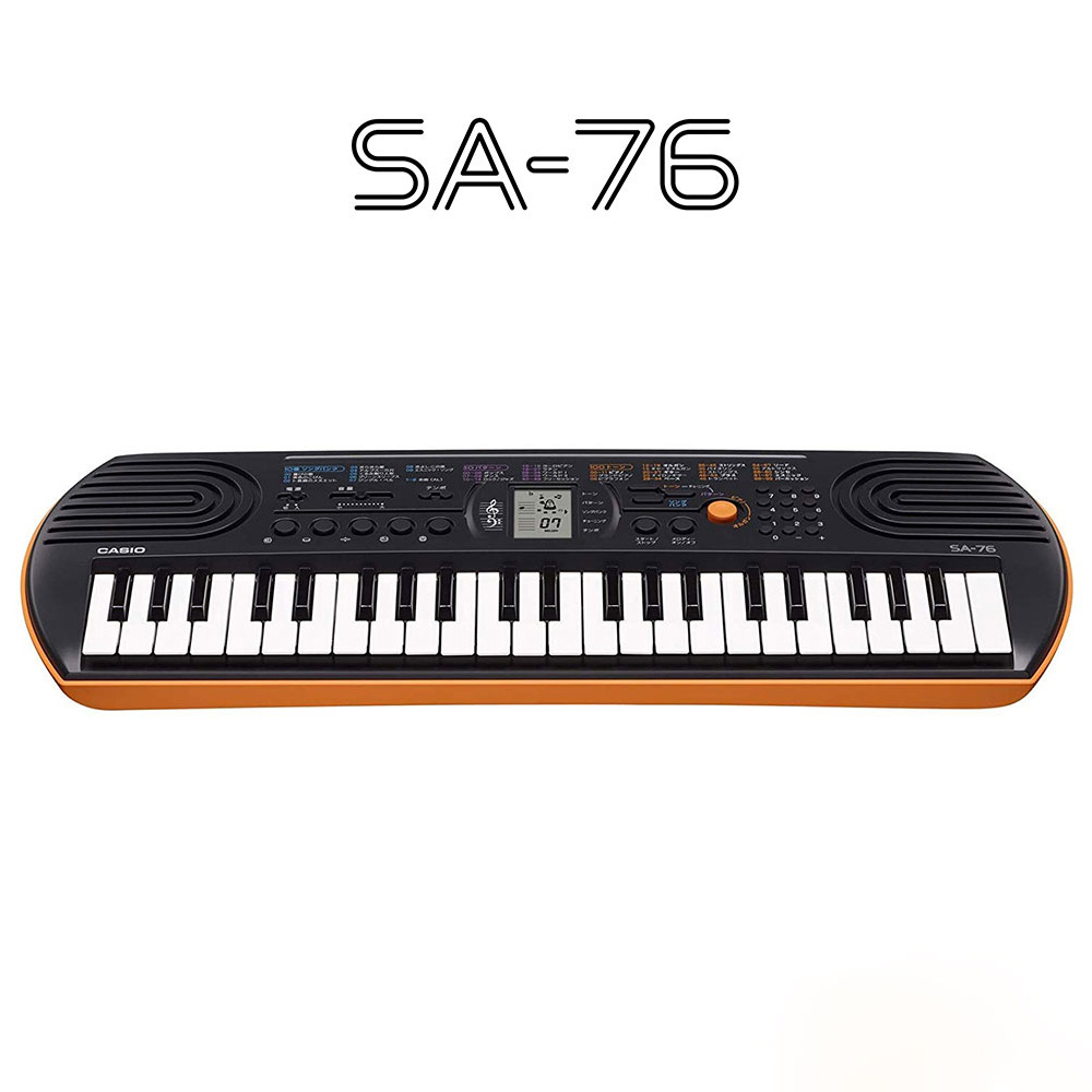 CASIO　44鍵盤ミニキーボードSA-76
