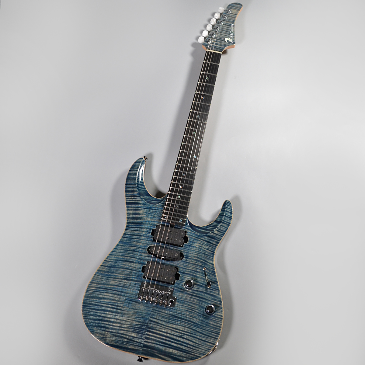 T's GuitarsDST-Pro24 Carvedtop Top Trans Blue Denim
