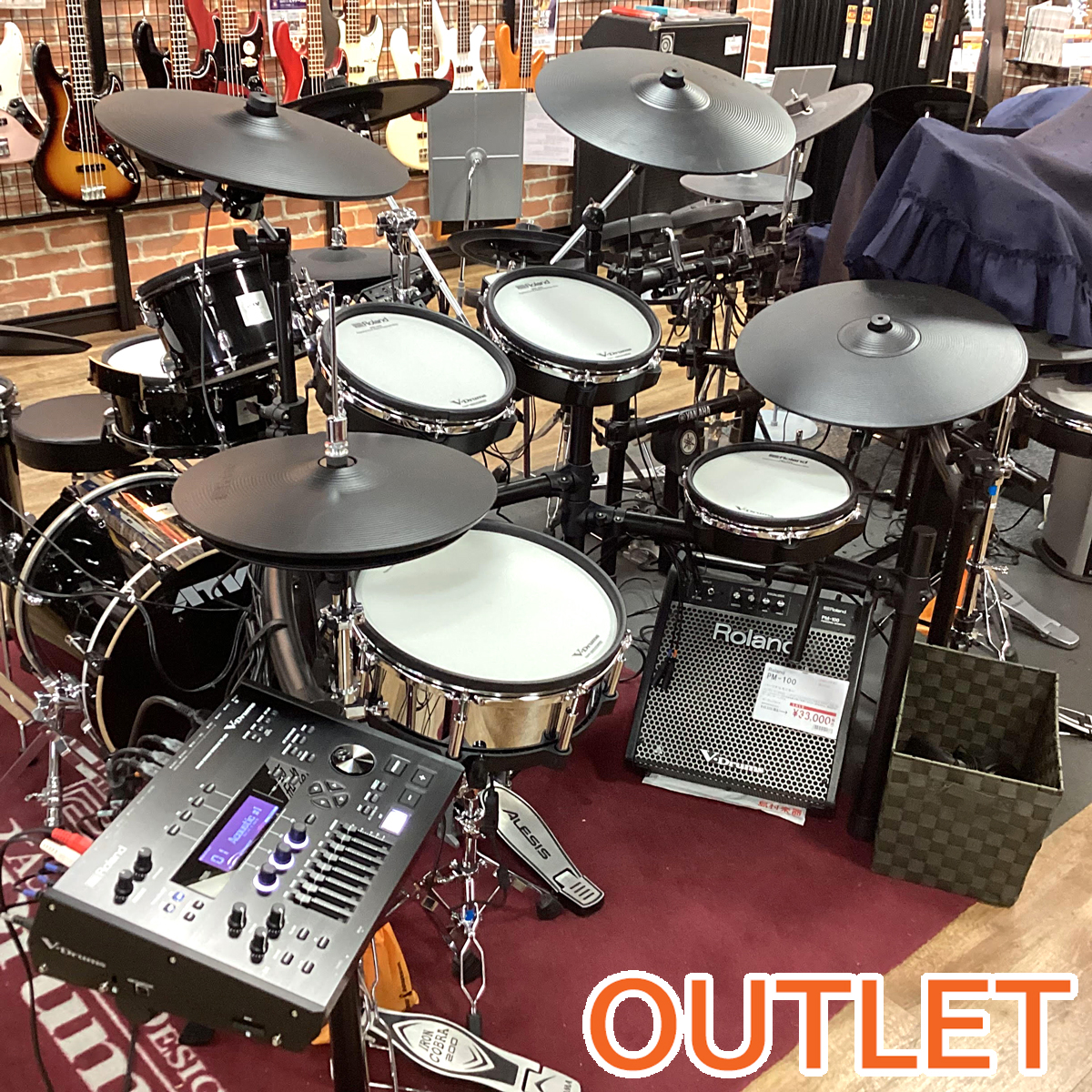 【2024/05/02開封展示品特価】Roland最高峰音源TD-50Xを搭載したハイスペック電子ドラム！Roland TD-50SC-X