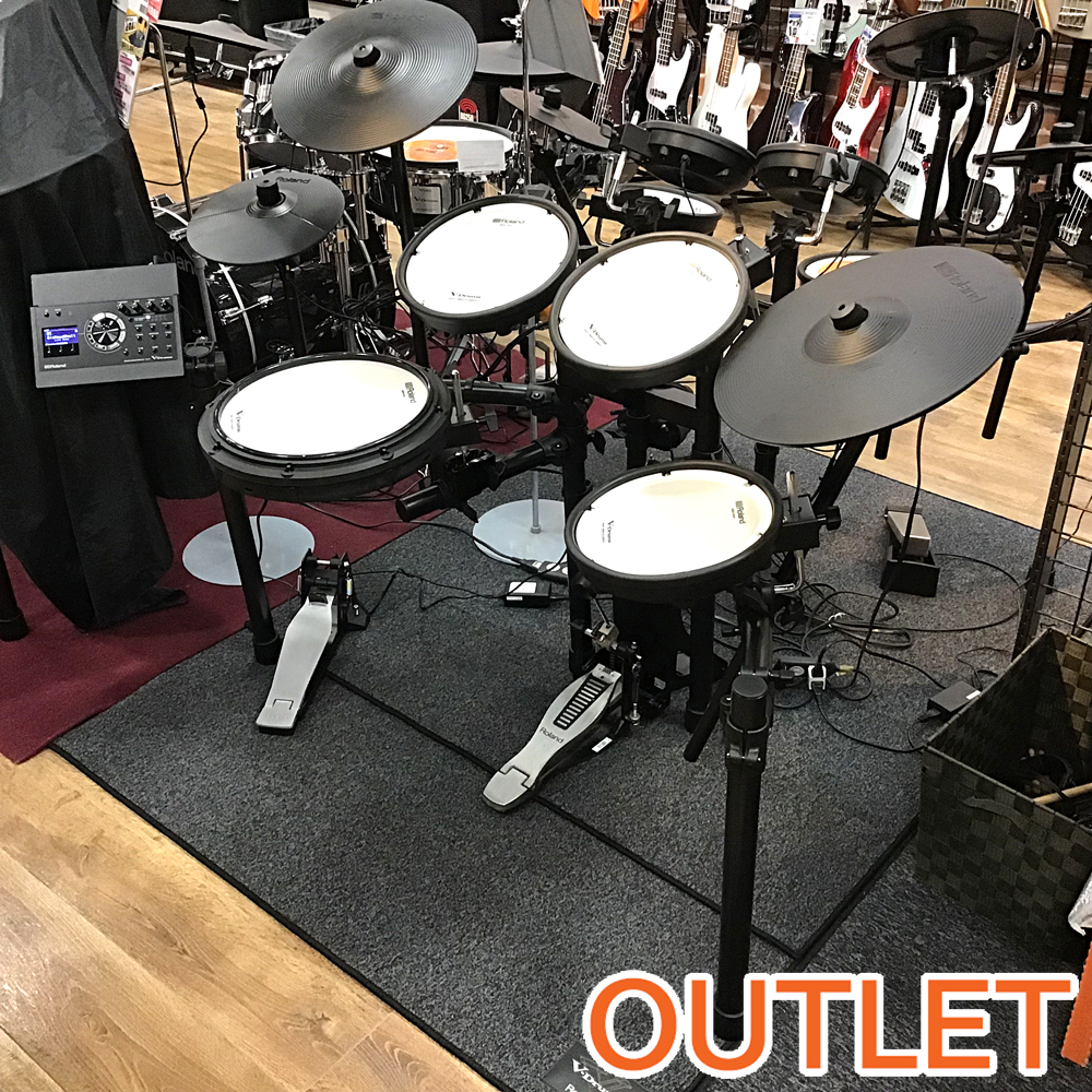 【2025/05/01開封展示品特価】リーズナブルな価格帯ながら本格的なV-Drumsサウンド・フィーリングを実現した電子ドラム!<NEW>Roland TD-17SC-S