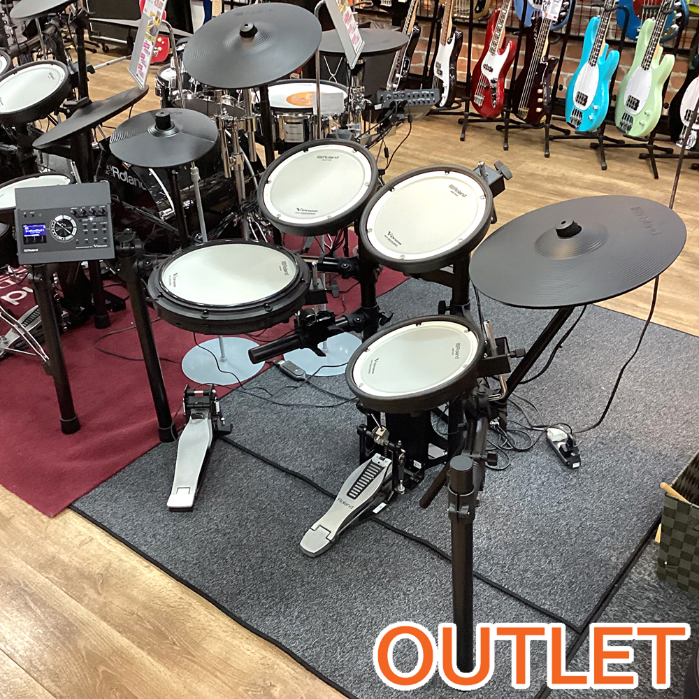 【2025/06/11開封展示品特価】リーズナブルな価格帯ながら本格的なV-Drumsサウンド・フィーリングを実現した電子ドラム!<NEW>Roland TD-17SC-S