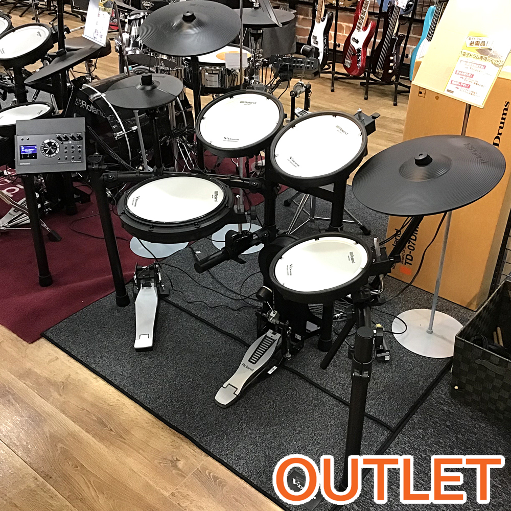 【2025/06/20開封展示品特価】リーズナブルな価格帯ながら本格的なV-Drumsサウンド・フィーリングを実現した電子ドラム!Roland TD-17SC-S