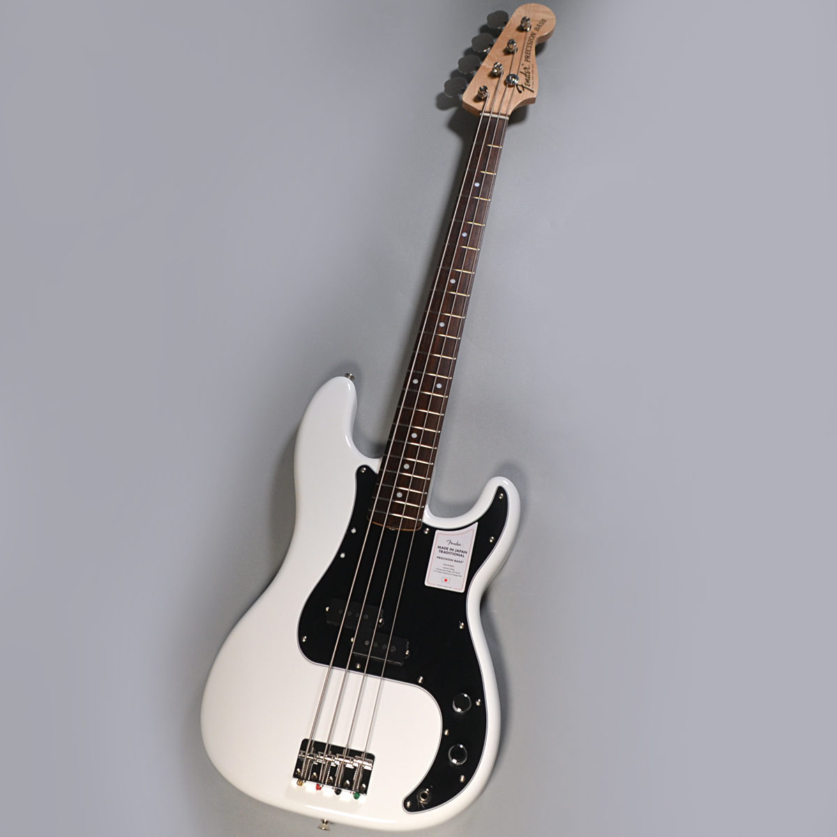 FenderMade in Japan Traditional 70s Precision Bass Rosewood Fingerboard Arctic White