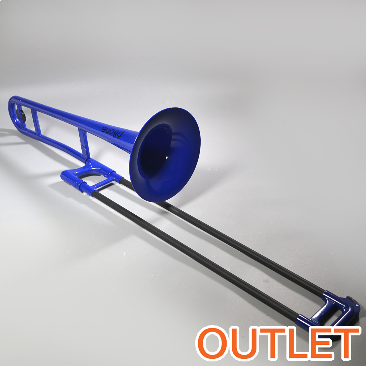 pInstrumentspBone ブルー プラスチック トロンボーン