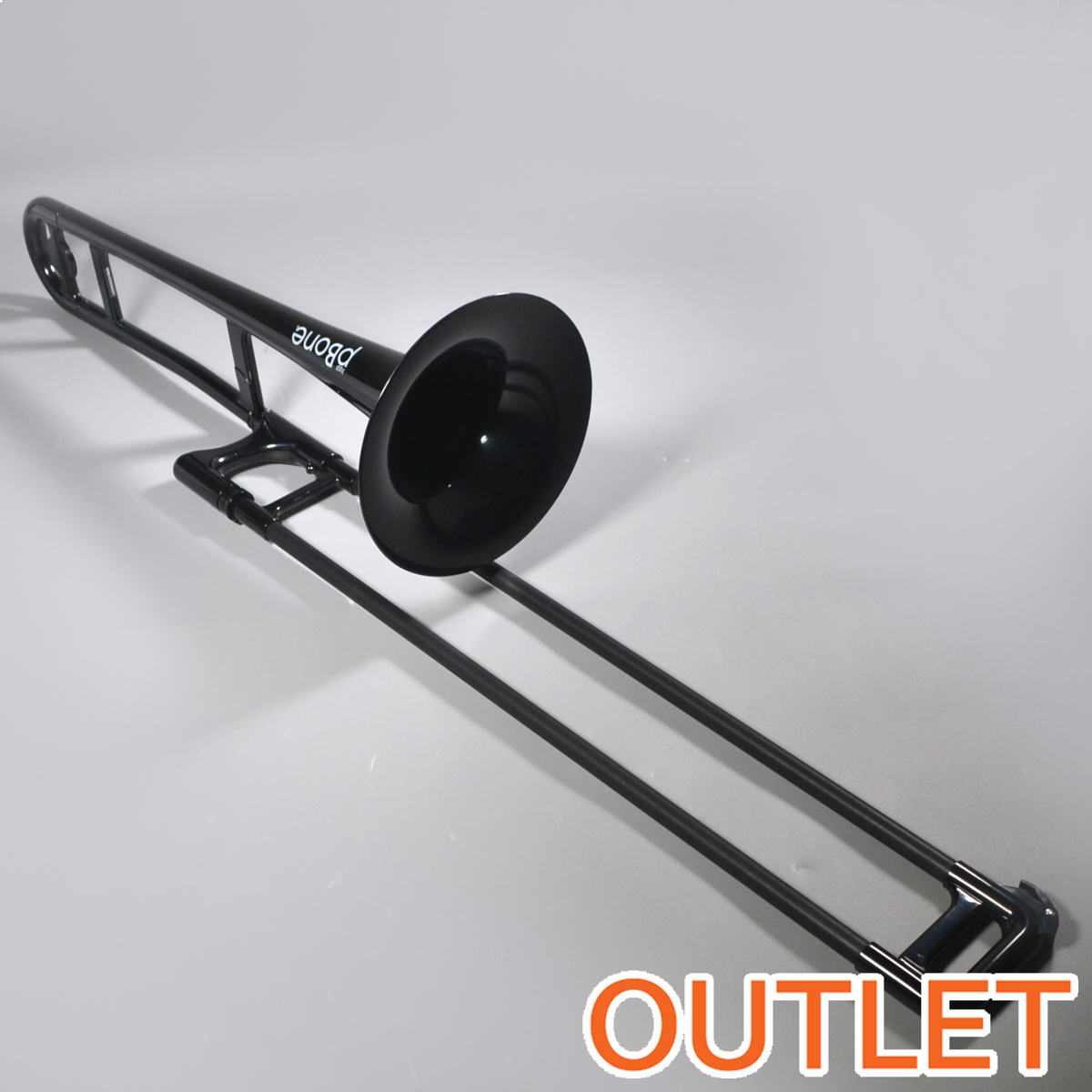 pInstrumentspBone ブラック プラスチック トロンボーン