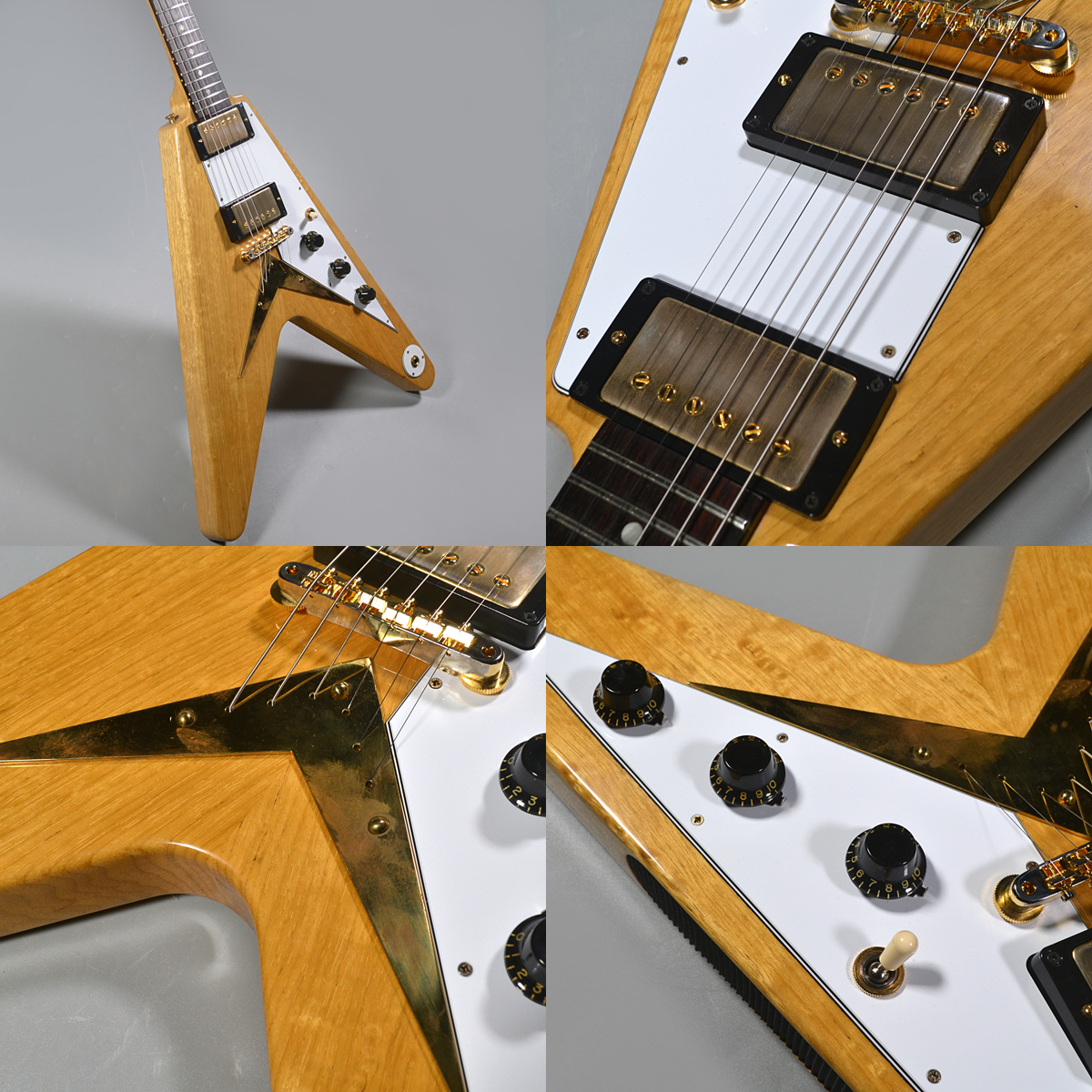 Gibson Custom Shop1958 Korina Flying V Reissue　White Pickguard
