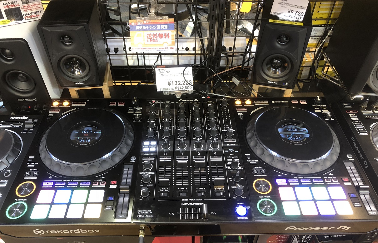 **Pioneer DJコントローラーの中でも上位機種で人気のrekordbox専用機DDJ-1000が入荷!! こんにちは佐賀店のDJ担当大渕です。]]遂に当店にも入荷しました!!!なんといってもカッコよすぎます!!これが家にあったら自慢したくてとりあえずホームパーティーやっちゃいますね!!]]モ […]