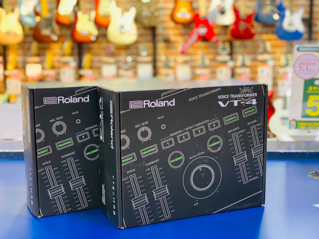 *待望の再入荷です！！！ **Roland / VT-4!!自分だけの声を手に入れよう Roland (ローランド)AIRAシリーズより、ケロケロからボコーダーまであらゆるボイスチェンジを可能にする[!!ボイス・トランスフォーマー（ボイスチェンジャー）「VT-4」!!]が再入荷しました。 男性が女性 […]