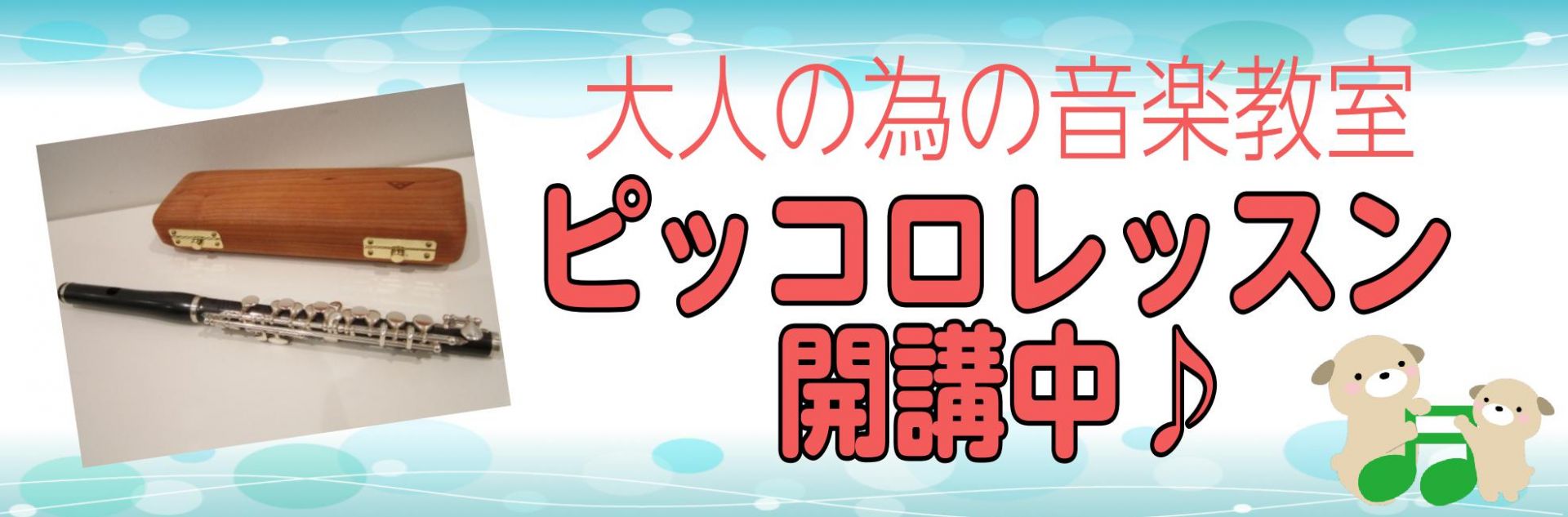 【さいたま市】ピッコロレッスン開講中！～月2回レッスンでこっそり上達♪～