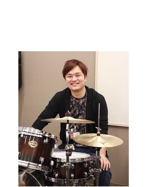 【音楽教室】講師インタビューVOL.3　ドラムの先生に聞いてみた！日曜日ドラム講師　成瀬　太智