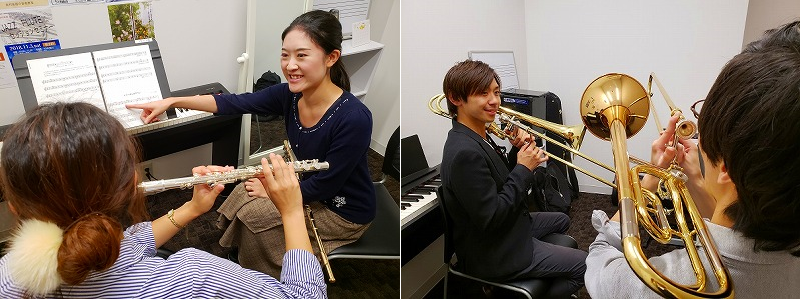 【音楽教室】部活動で頑張る学生さん・趣味で始めたい方！音楽教室管楽器コースのご案内！