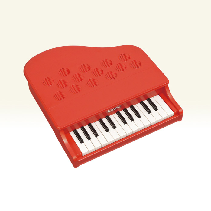 P-25  ポピーレッドKAWAI　ミニピアノ　25鍵盤