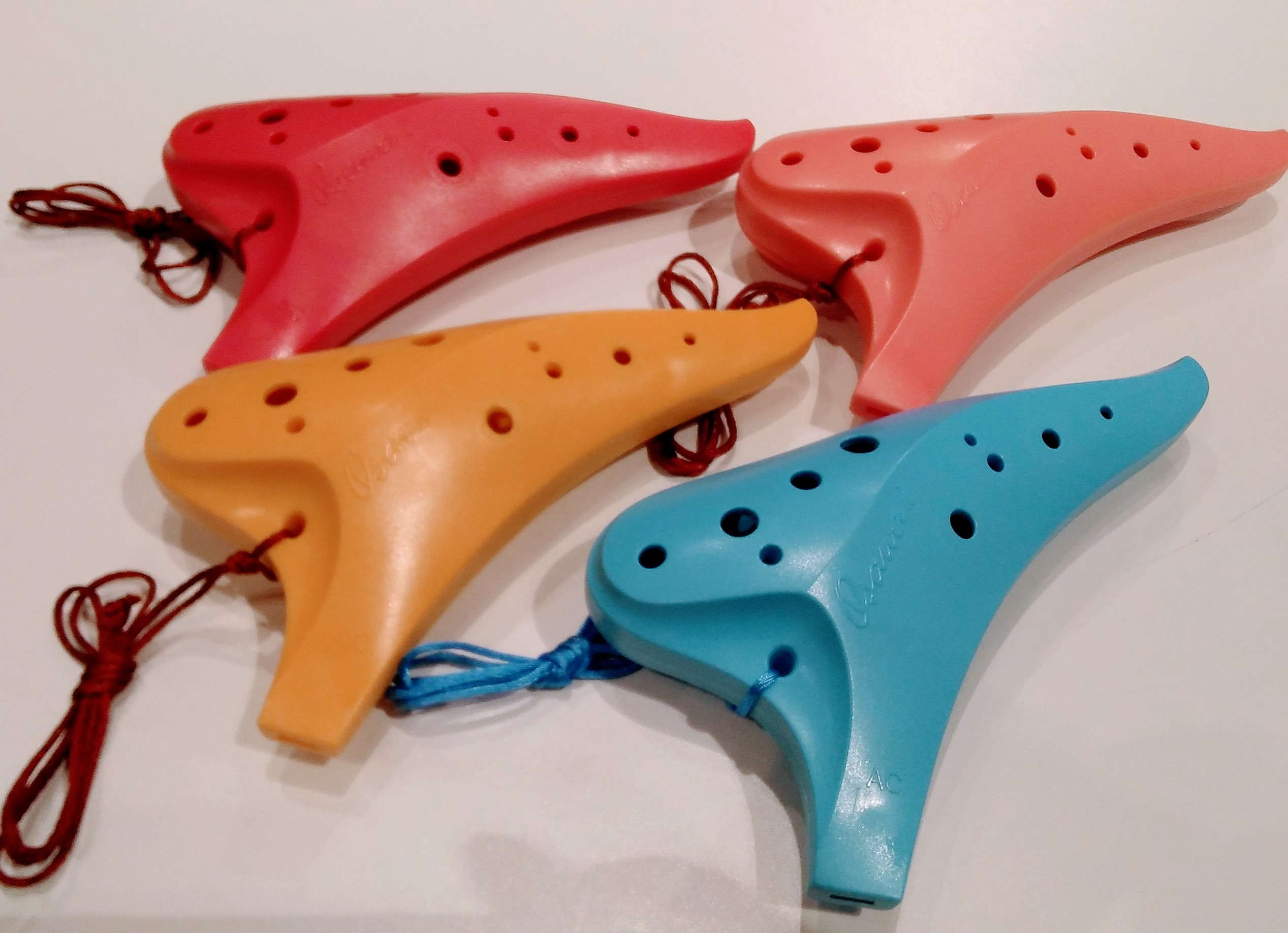 OSAWA OCARINA アルトC調 プラスチック製 i Plastic AC 椿・桃・向日葵・空色