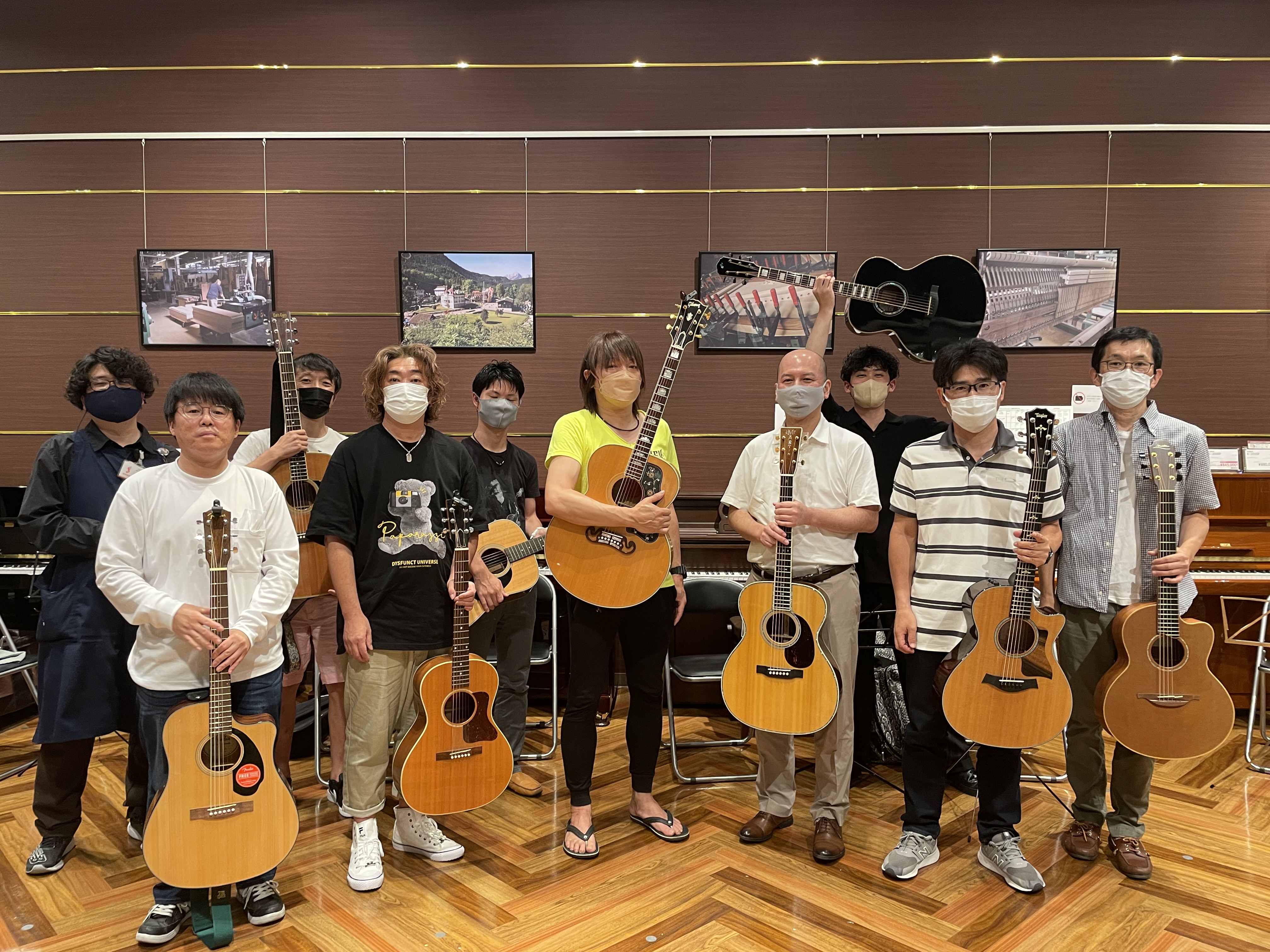 『大人のGuitar House』開催レポートみなさんこんにちは！！『大人のGuitar House』担当の大友・益若です！！2023月6月11日(日)、ギターサークル『大人のGuitar House』を開催致しました！ 練習曲　菅田将暉さん『虹』 今回は菅田将暉さん『虹』を練習しました！ イントロ […]