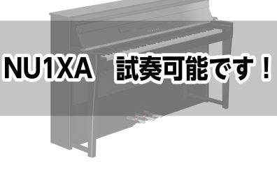 【新製品】YAMAHA　NU1XAが入荷しました！店頭で試奏可能です♪