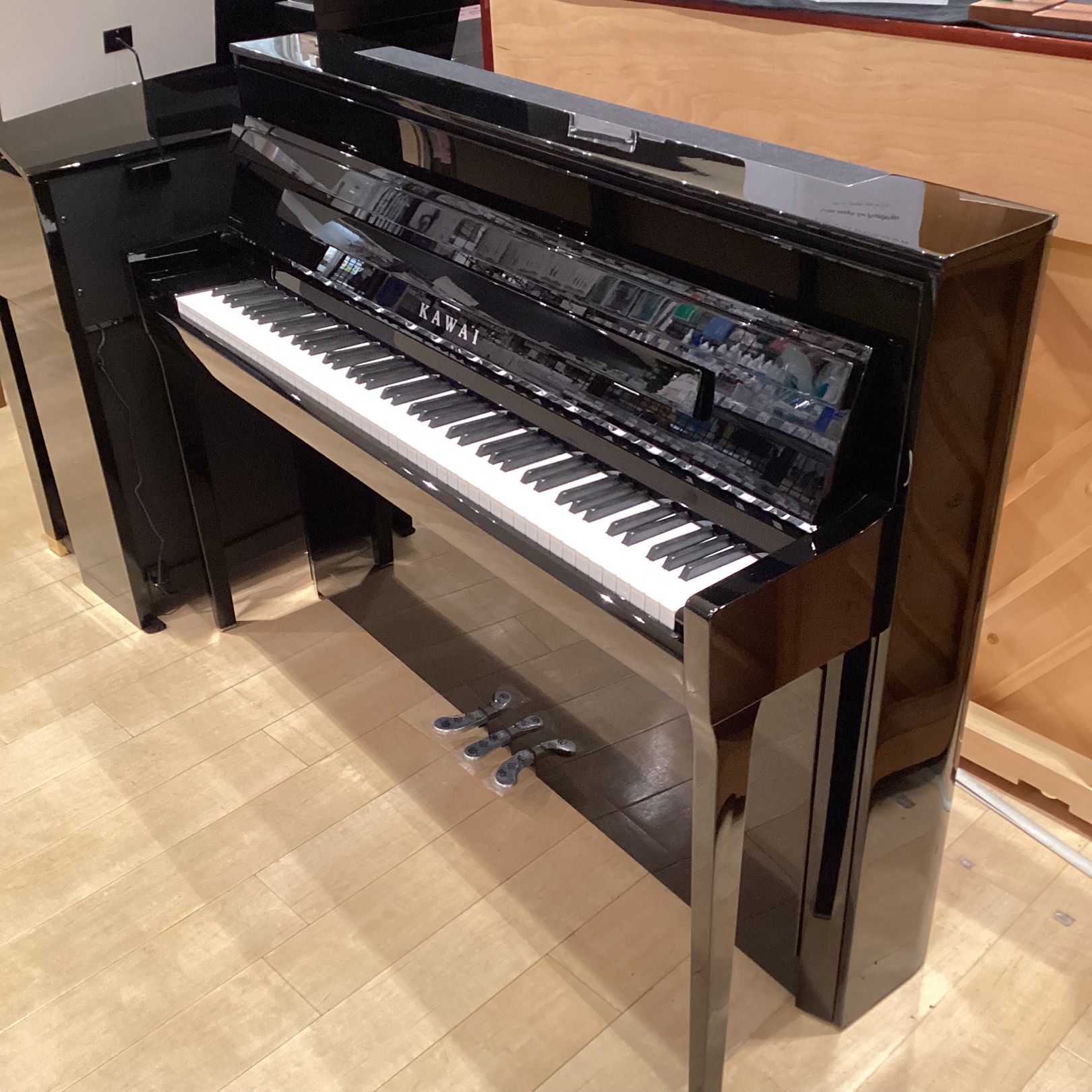 KAWAI(カワイ)/電子ピアノ/店頭展示品アウトレットNOVUS NV5S ハイブリッドピアノ（黒鏡面仕上げ）【店頭展示品/現物画像】【アウトレット】