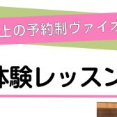 高校生以上の方向けヴァイオリン体験会♬