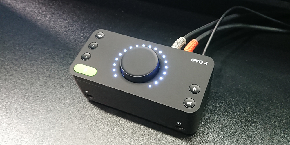 低コストで高音質・高機能？！Audientのオーディオインターフェイス、EVO4が入荷しました！