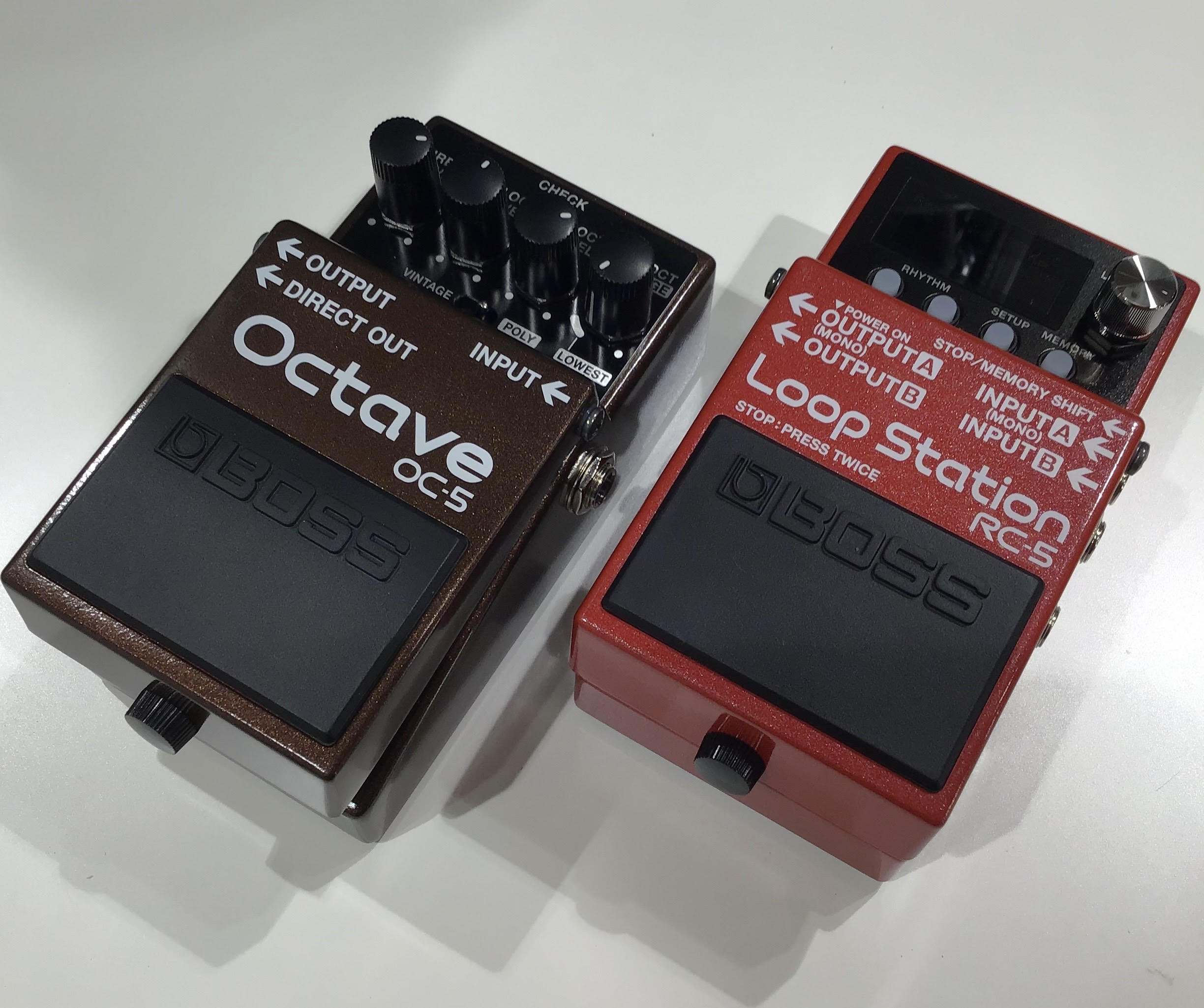 【エフェクター】BOSSの新商品エフェクター入荷しています！【RC-5/OC-5】