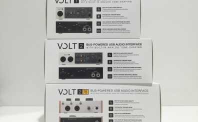 【UNIVERSALAUDIO】オーディオインターフェース「VOLT」シリーズ再入荷！