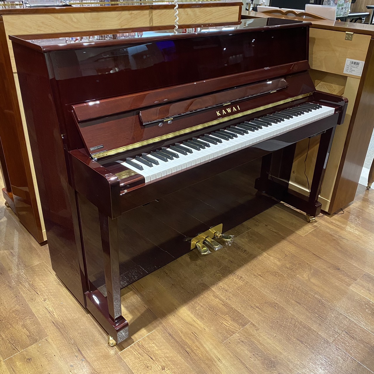 新品アップライトピアノKAWAI/K114SN