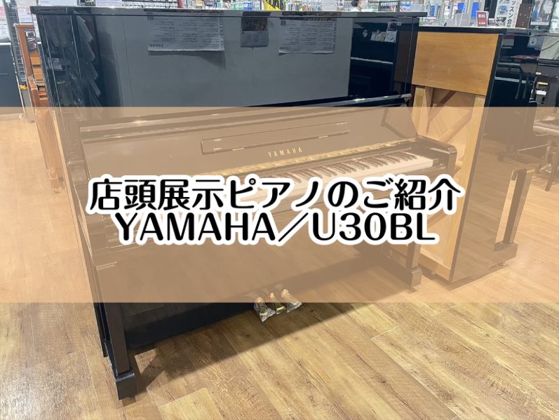 こちらのページでは店頭展示ピアノ【YAMAHA／U30BL】をご紹介いたします。 CONTENTS大切なピアノ選びは、島村楽器イオンモール堺北花田店にお任せください。展示ピアノのご紹介【YAMAHA／U30BL】グランドピアノ＆アップライトピアノ展示商品一覧専門スタッフがご購入から納品後のサポートま […]