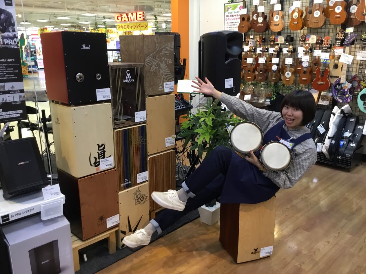 【カホン】打楽器初挑戦でもはじめやすい！佐久平店オススメカホンのご紹介！（2019/10/3更新～）