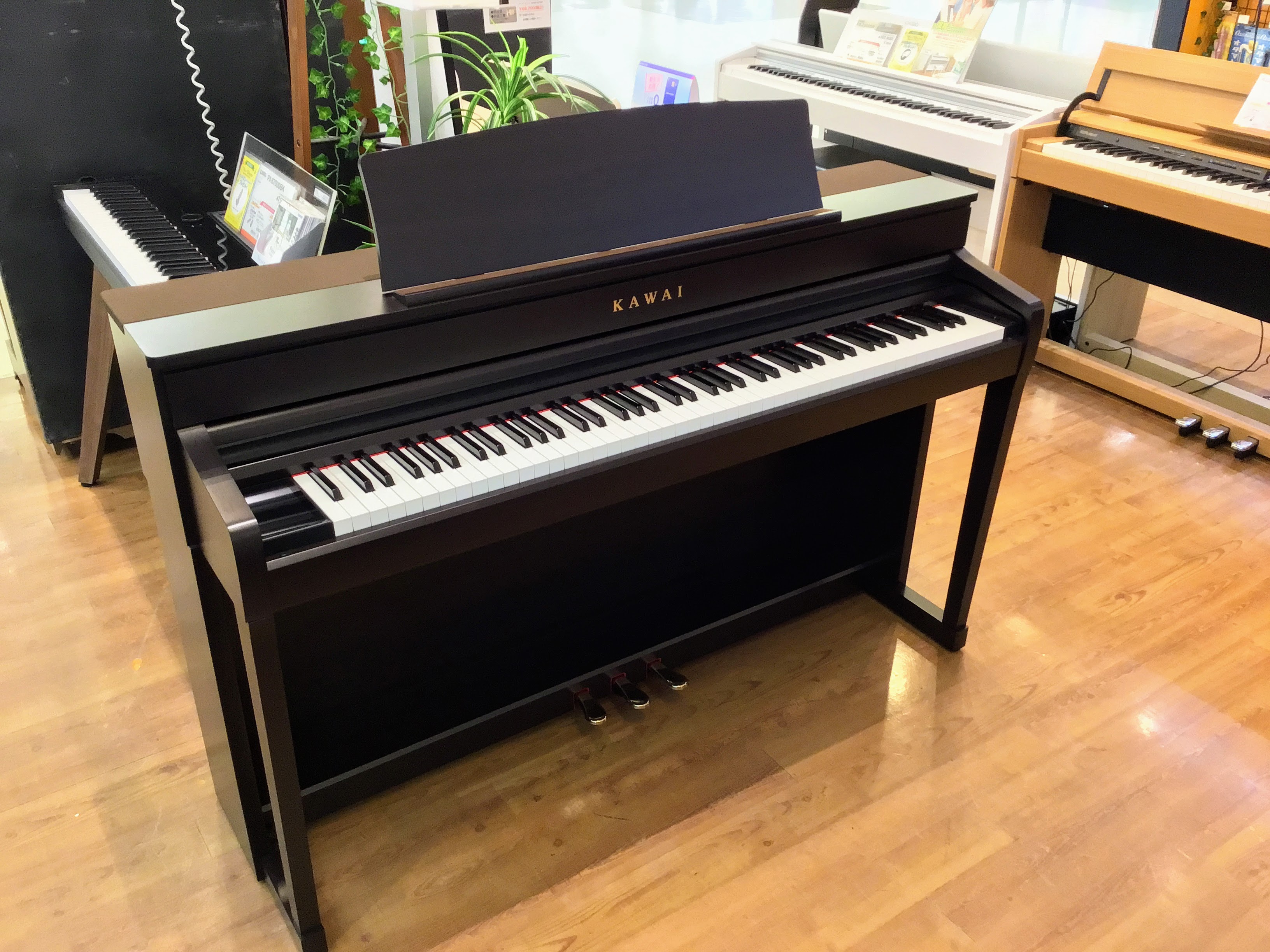 カワイ　中古電子ピアノCA79　ローズウッド木目調仕上
