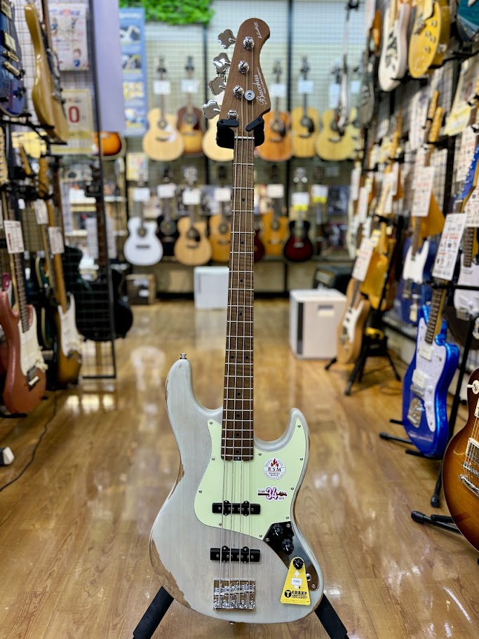 エレキベースBacchus WL4-AGED/RSM SBBD-AGED