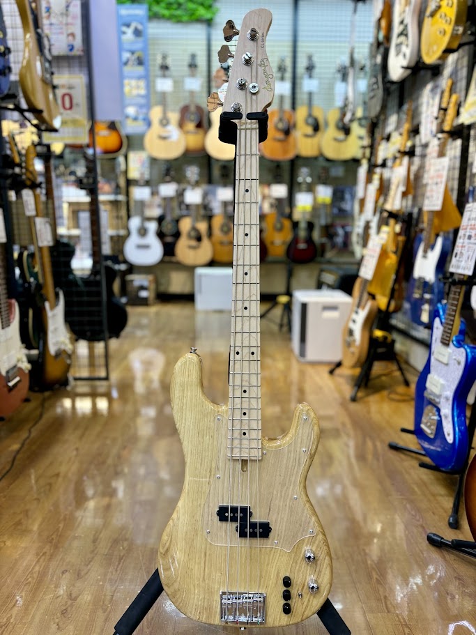 エレキベースdragonfly CL-SPB4 ASH/MAP NTL