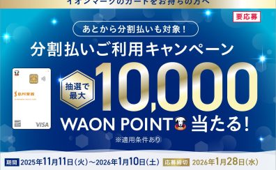 イオンマーク対象カード 分割ご利用キャンペーン