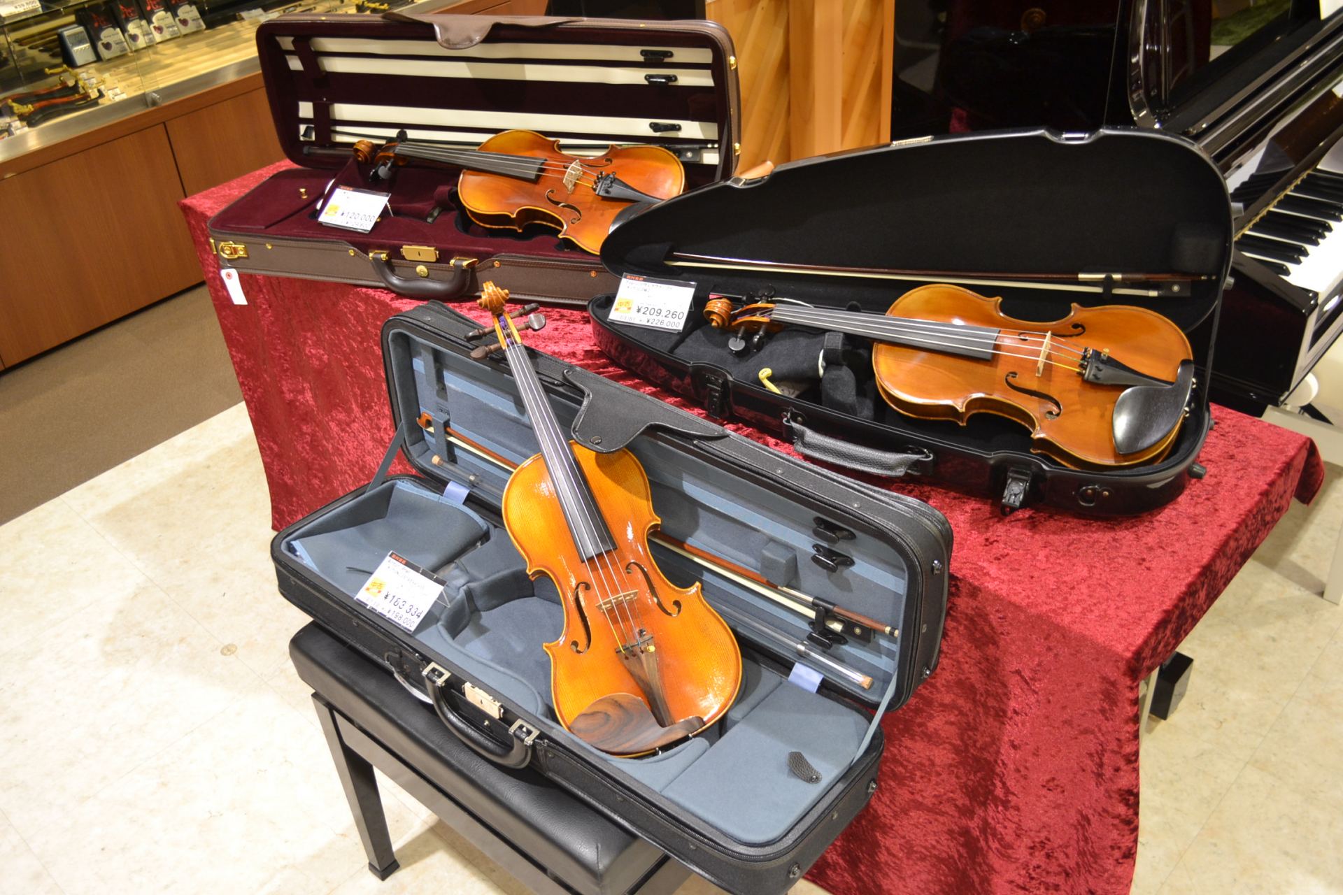 【弦楽器】中古バイオリン展示情報
