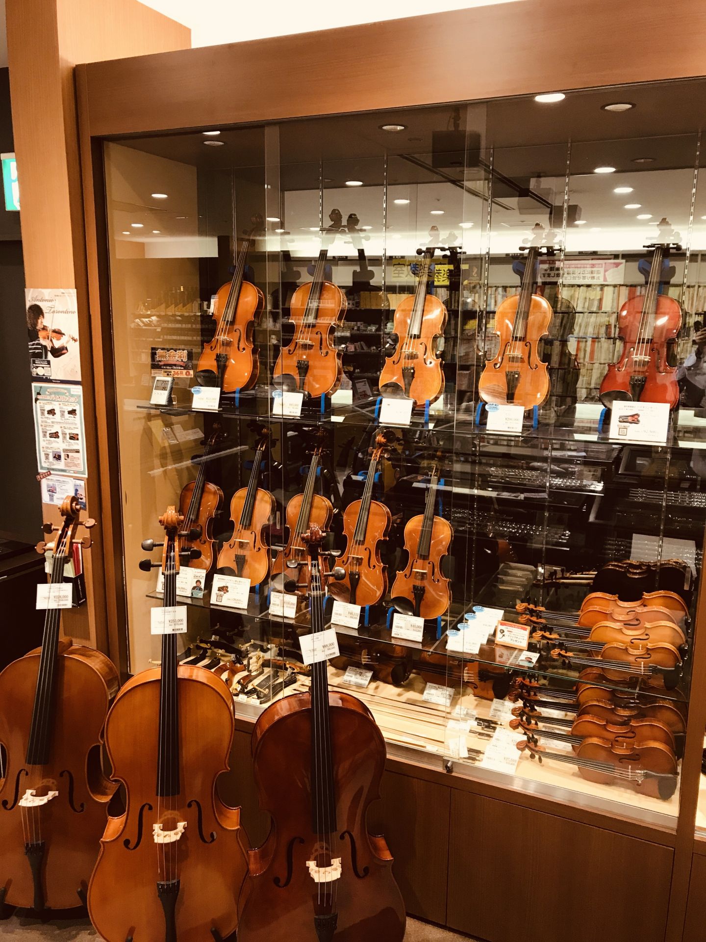 バイオリン、チェロなどの選定、買い替えは札幌クラシック店へご相談ください
