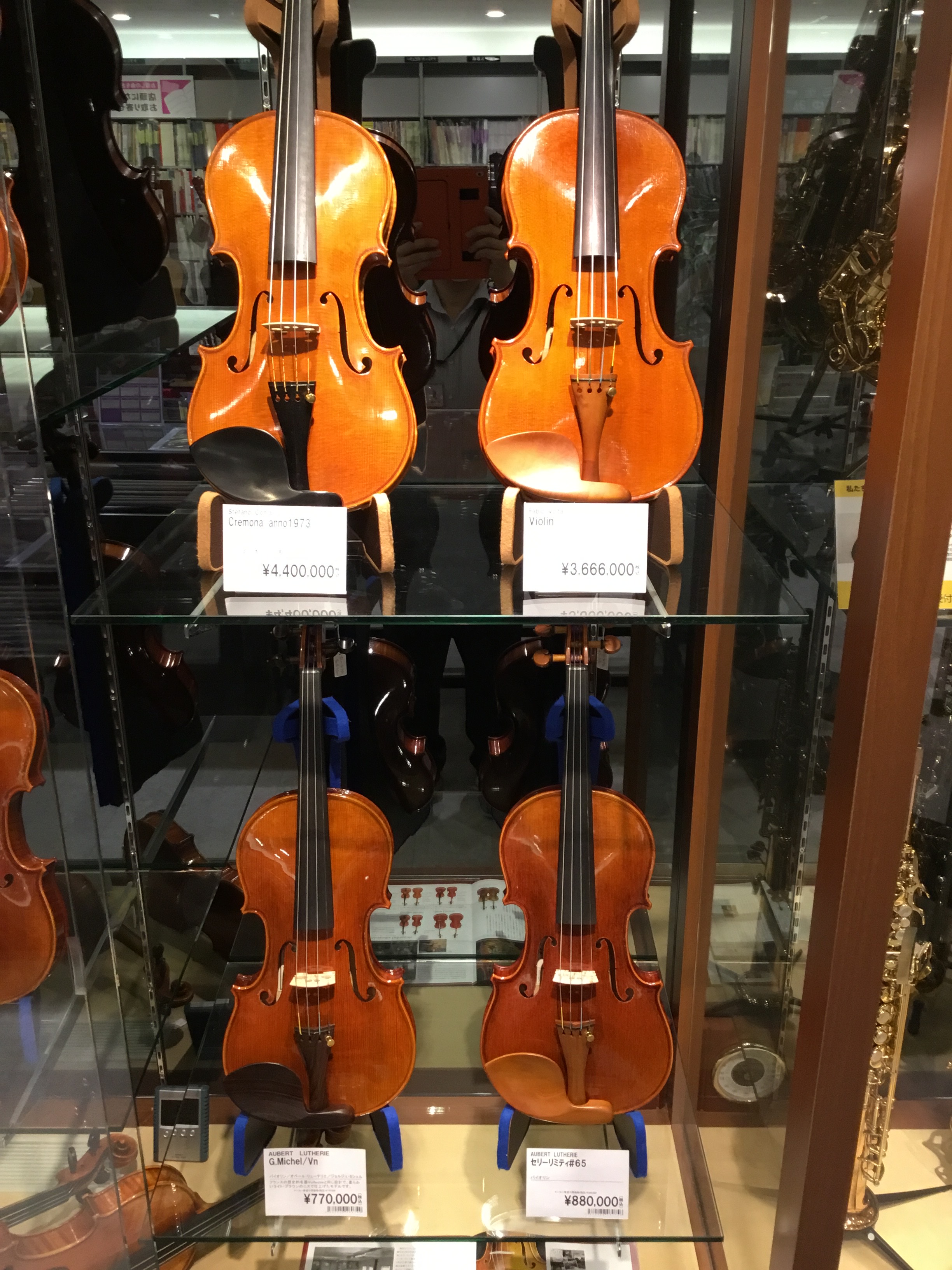 只今展示中！弦楽器フェスタin札幌クラシック店　先行展示バイオリンのご案内