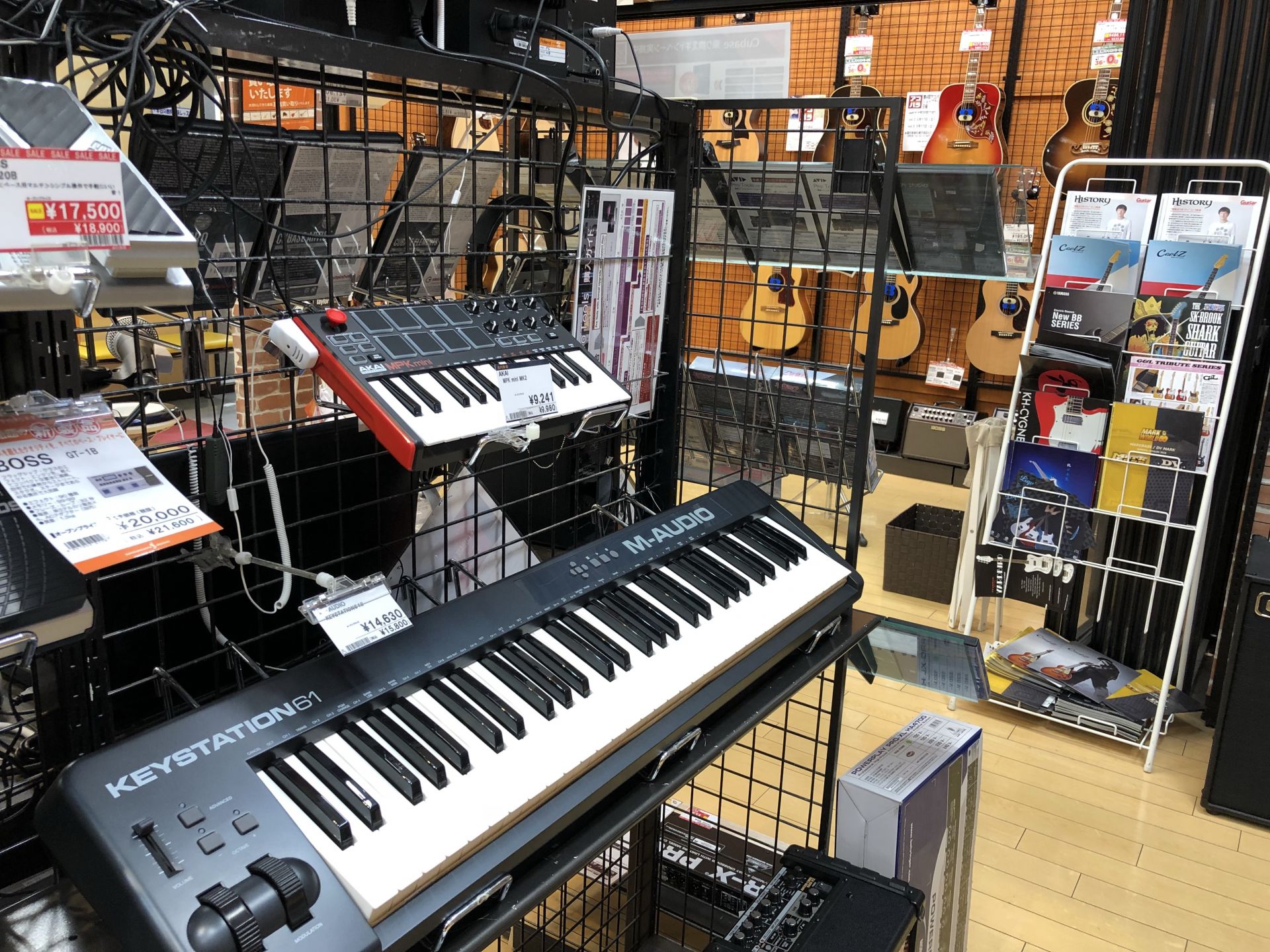 【楽曲制作の必需品】MIDIキーボード3機種入荷しました！【新DTMコーナー】