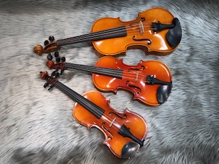 【弦楽器】分数ヴァイオリン特価のご案内